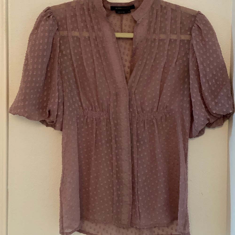 Swiss dot blouse